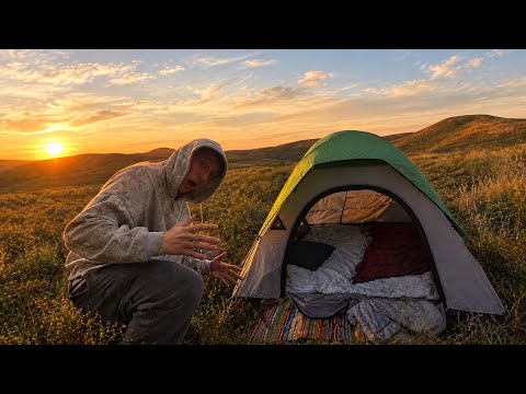 2 Days Camping, Fishing, and Hiking in The North Dakota Prairie!!