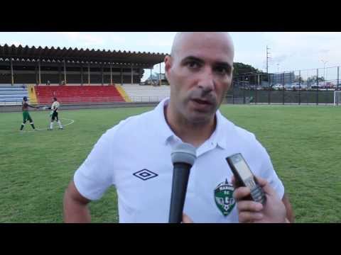 Paulo Morgado cede entrevista após goleada por 7 a 2 sobre o Nacional Borbense
