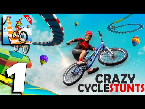 BMX Bicycle Racing Stunts- Mega Ramp Cycle Games - Gameplay Part 1 (Android,iOS)