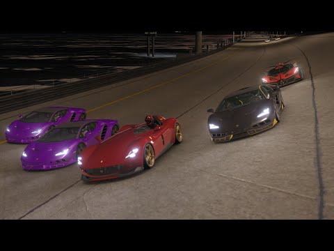 Bugatti Bolide vs Ferrari Sports vs Lamborghini Sports at Special Stage Route X