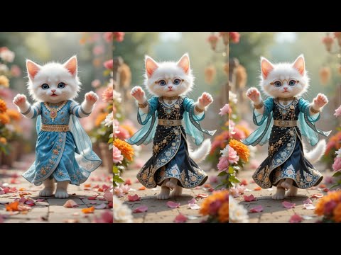 cat videos funny dance 💃 😂 | Dudi Dudi dam dam song | Dancing cats | Billi ka dance #funny