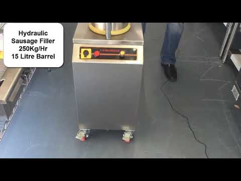 Automatic fhsf-260 hydraulic sausage filler, 26 liters