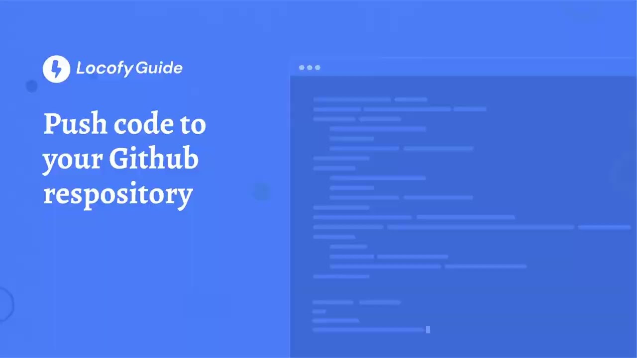 Locofy.ai | Push code to your Github repo [Guide]