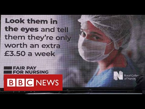 衛生工會警告說，罷工行動，對1％的NHS薪酬建議 - BBC News (Health unions warn of strike action over 1% NHS pay proposal - BBC News)