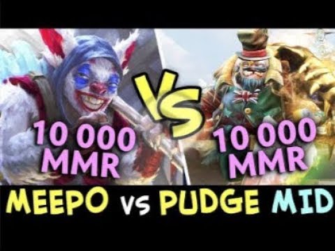 "W33"🆚"Noone" 10,000 MMR. (Meepo-Pugde)