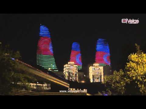 Flame Towers - Baku, Azerbaijan -- Vetaş