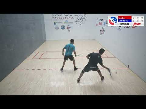 US OPEN RACQUETBALL - SINGLES SEMIS LANDA-MONTOYA