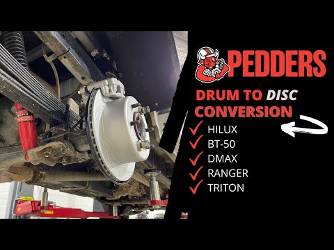 Pedders TrakRyder DRUM TO  DISC Conversion | Plus Fitting eXtreme Upper Control Arms & Driveshafts