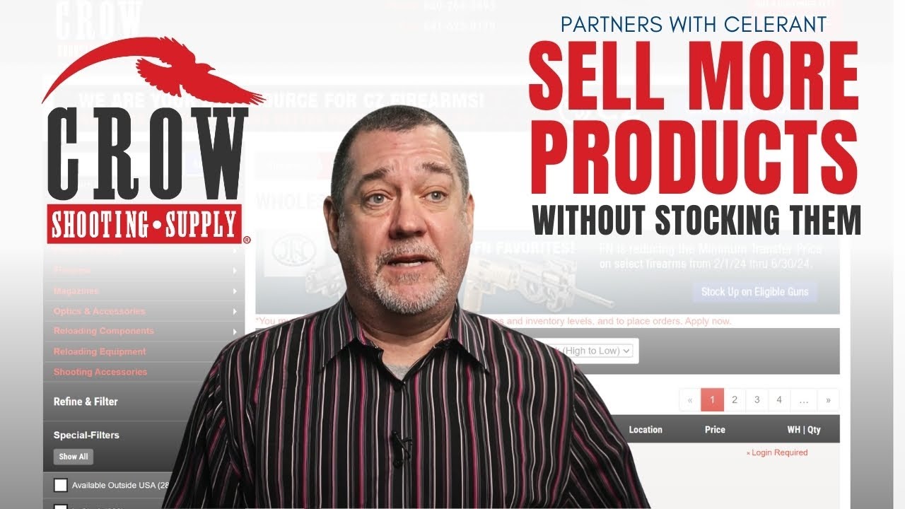 Streamline inventory with Crow Shooting Supply and Celerant Technology