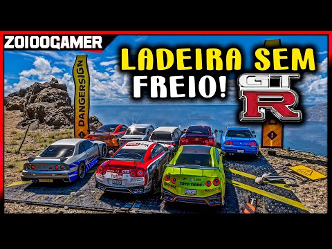 LADEIRA SEM FREIO SÓ DE NISSAN GT-R - FORZA HORIZON 5