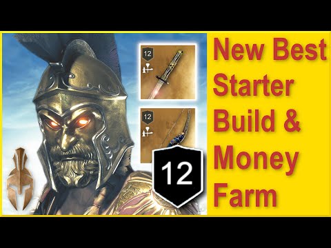 Assassins Creed Odyssey - Early Money Farm + New Best Starter Build - One Shots Everything!
