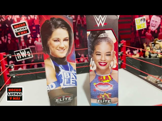 Vídeo relacionado con Mattel WWE - Figura de acción y Accesorios de la colección Elite, Set Premium de Bianca Belair, Wrestlemania con Piezas de Howard Finkel Build-A-Figure