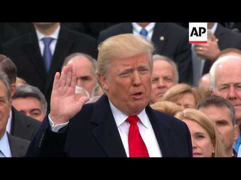 Donald J. Trump Sworn in as 45th US President