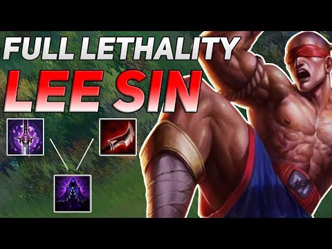 ONE SHOTS 2 GO! FULL LETHALITY LEE SIN -  League of Legends