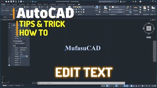AutoCAD How To Edit Text Tutorial