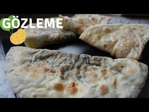 Gözleme | Dünne Teigfladen mit Kartoffel-/Spinatfüllung | Food in a Minute 🔥