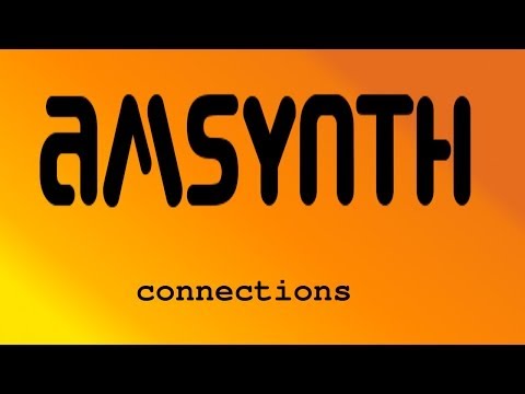 AmSynth 1 - connections - how to get AmSynth connected using Jack.