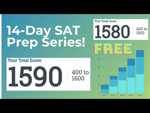 Day 3 of 14 SAT Prep Lessons! By a 1590 SAT Scorer! SAT Math Practice with Tips and Writing Advice!