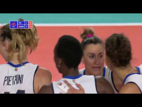 VNL Femminile: gli highlights di Italia-Repubblica Dominicana