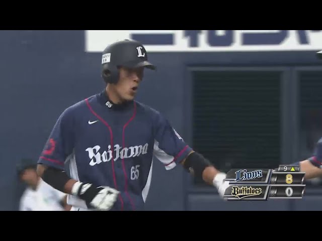 【9回表】ドンピシャ!! ライオンズ・斉藤の弾丸2ランホームラン 2015/8/9 Bs-L