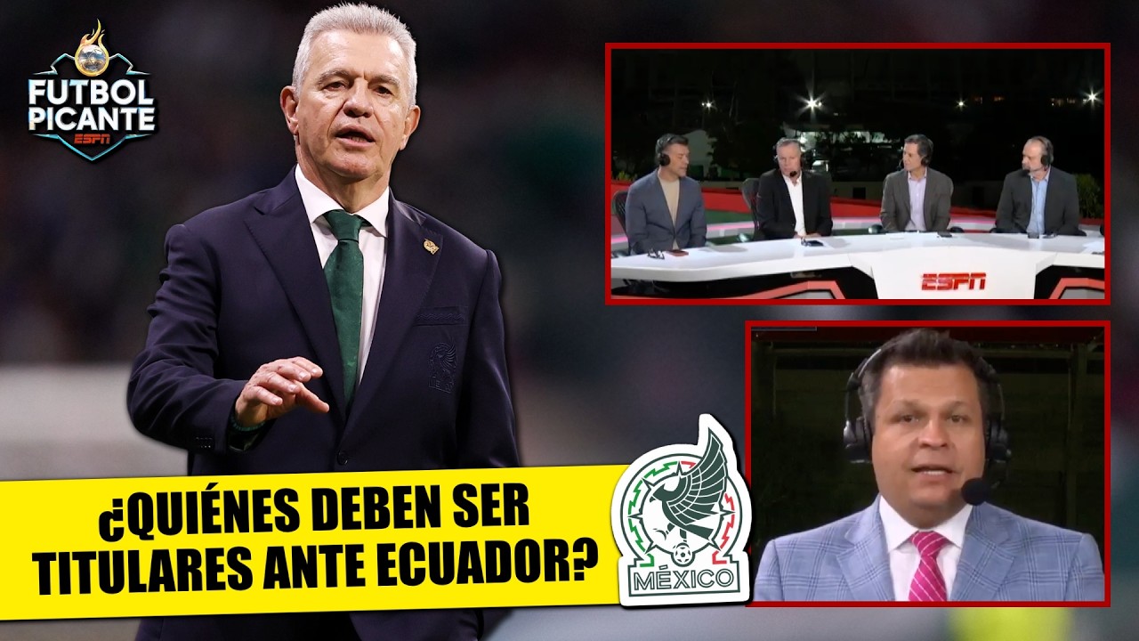 La ALINEACIÓN que prepara EL VASCO para el MÉXICO vs ECUADOR en 16vos del MUNDIAL | Futbol Picante