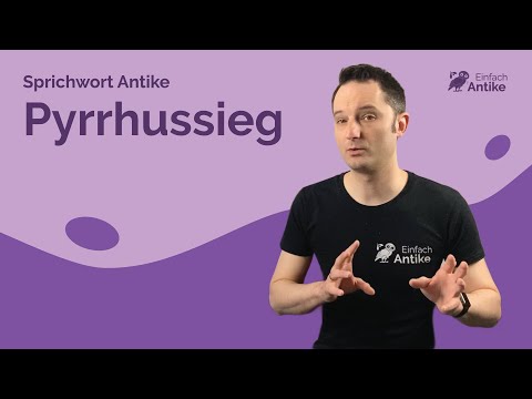 Die Bedeutung eines Pyrrhussieges: Triumphe und Opfer – Sprichwort Antike – Einfach Antike