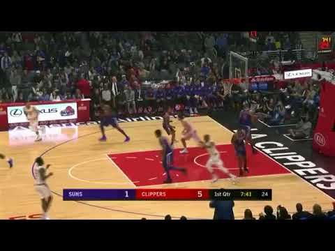 Milos Teodosic Sick No Look Assist - Los Angeles Clippers vs. Phoenix Suns - 20/12/2017