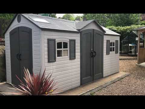 Product Review: Lifetime 15 x 8 ft Double Entrance Shed