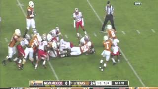 Texas Longhorns vs New Mexico Lobos 2012 - Texas Only Highlights