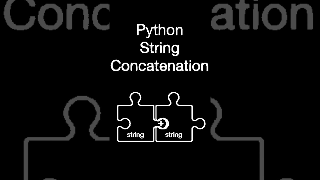 You don't need python string concatenation to do this! | python string concatenation #pythonstrings