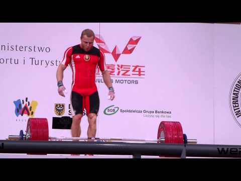 Andrei Rybakou WWC 2013 Gold medal winning 179kg snatch