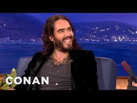 Russell Brand Has A Special Friendship With David Beckham | CONAN on TBS