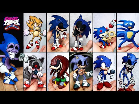 FNF] Making Tails Doll Sculptures Timelapse [SONIC.EXE 2.5 / 3.0 FULL WEEK]  - Friday Night Funkin 