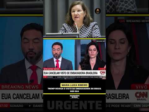 Trump revoga o visto da embaixadora do Brasil nos EUA…