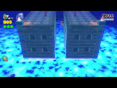 Super Mario 3D World (Switch) 11-4 Speedrun - Time: 21 (Former WR)