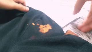 HOW TO REMOVE BLEACH STAIN
