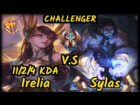 Abbedagge (IRELIA) vs SYLAS - 11/2/4 KDA MID CHALLENGER GAMEPLAY - EUW