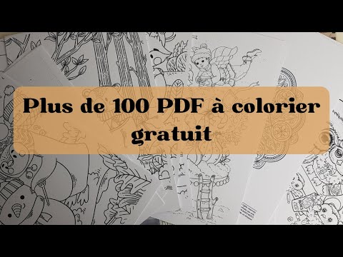 Plus de 100 PDF à colorier gratuit !!!