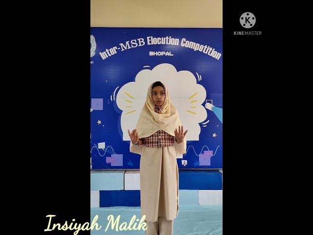 MSB - 2nd Inter-MSB Elocution Competition