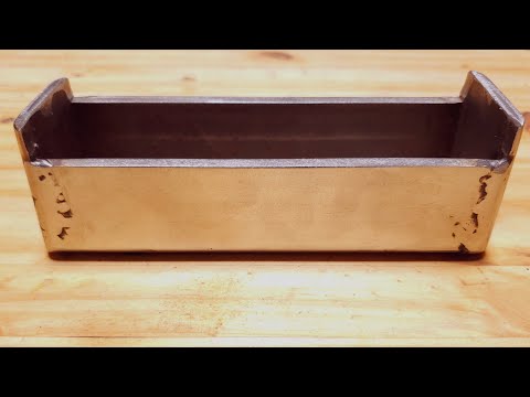 DIY ingot mold for your metal melting hobby from a stainless steel square tube
