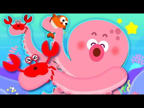 The Sea Animal Opposites Song | Fun Rhyming Song | Nursery Rhymes & Kids Songs
