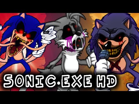 Sonic.Exe FNF Animation 360° - Execution. 