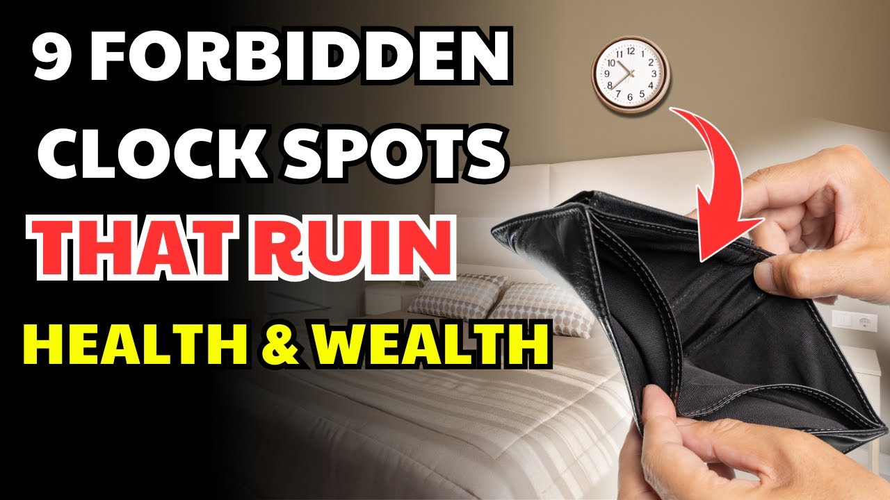 9 Forbidden Places To Hang A Clock That Secretly Ruin Your Health And Wealth