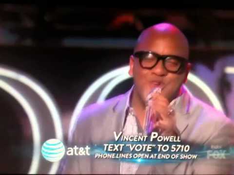 Vincent Powell Performs End of the Road American idol 2013 Semi-Finals