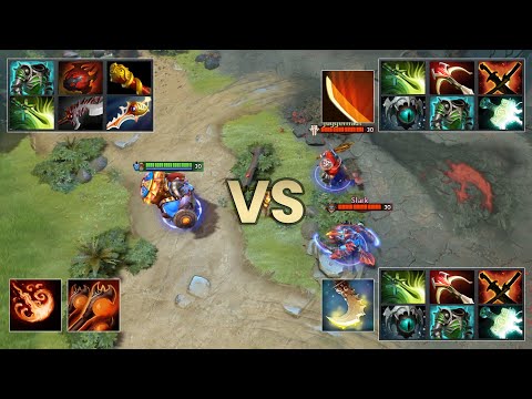 You won't make this hero support again | Ogre Magi VS Juggernaut & Slark | DOTA2 1 VS 2