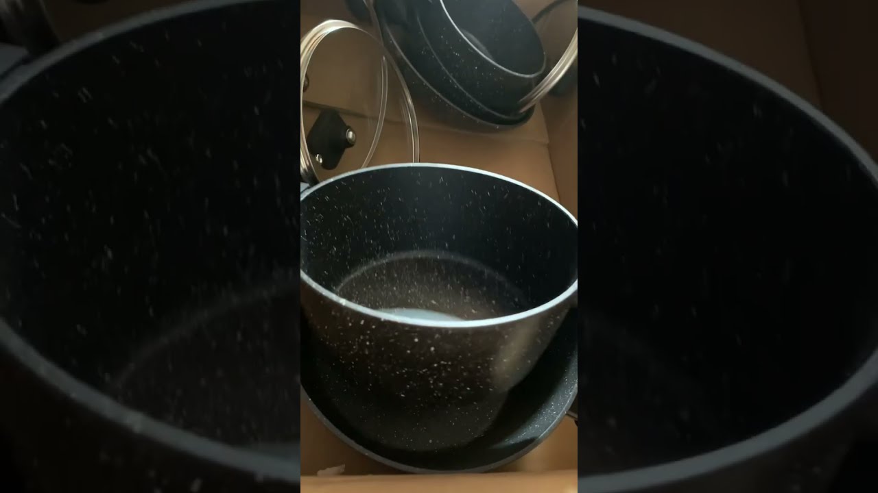 Batterie de cuisine antiadhésive en fonte d'aluminium - Ensemble de 8 pièces @amazonwebservices