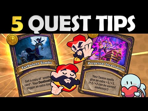 5 PRO Tips to Win EVERY Quest Game! | Hearthstone Battlegrounds Guides