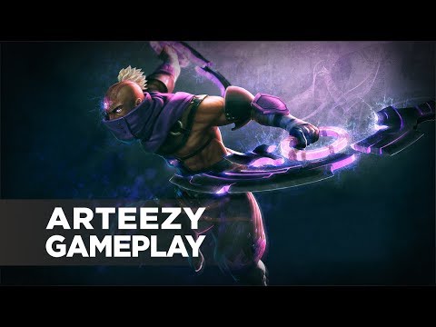 Arteezy playing Anti-Mage (Gameplay)