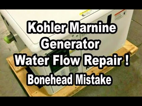 Kohler 6.5 CZ Marine Generator Water Flow Issue BONEHEAD Move