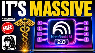How to Use Hermes + NotebookLM for FREE!
